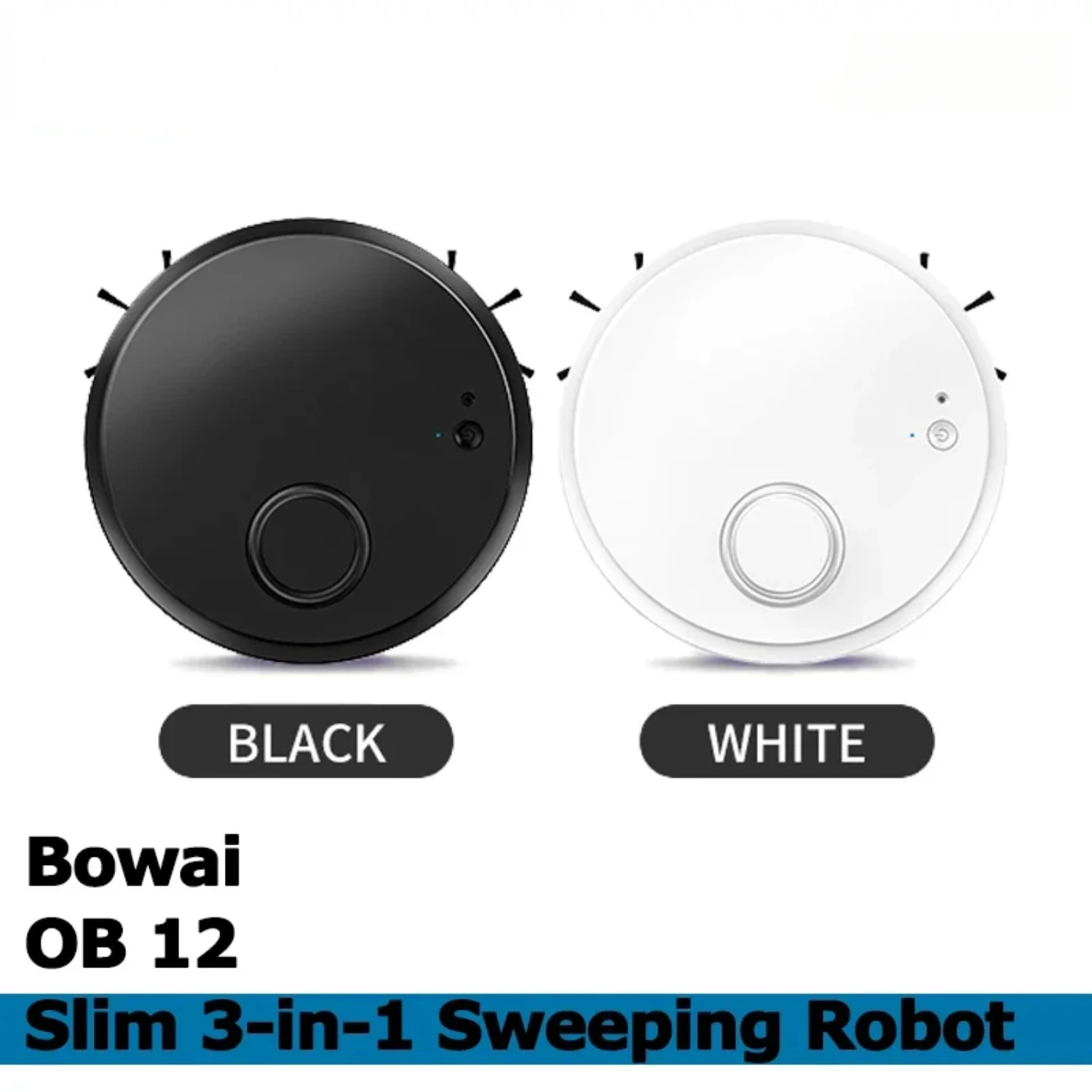 Advanced, Powerful, Smart, Thin Robot Vacuum Cleaner OB12 - Efficient Sweeping Technology, 1500pa Suction for Ultimate Spotless