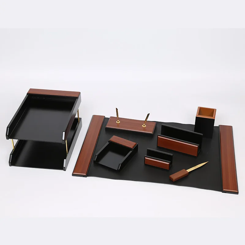 Classical style desktop table setting desk practical desktop ornament gift belt pen holder