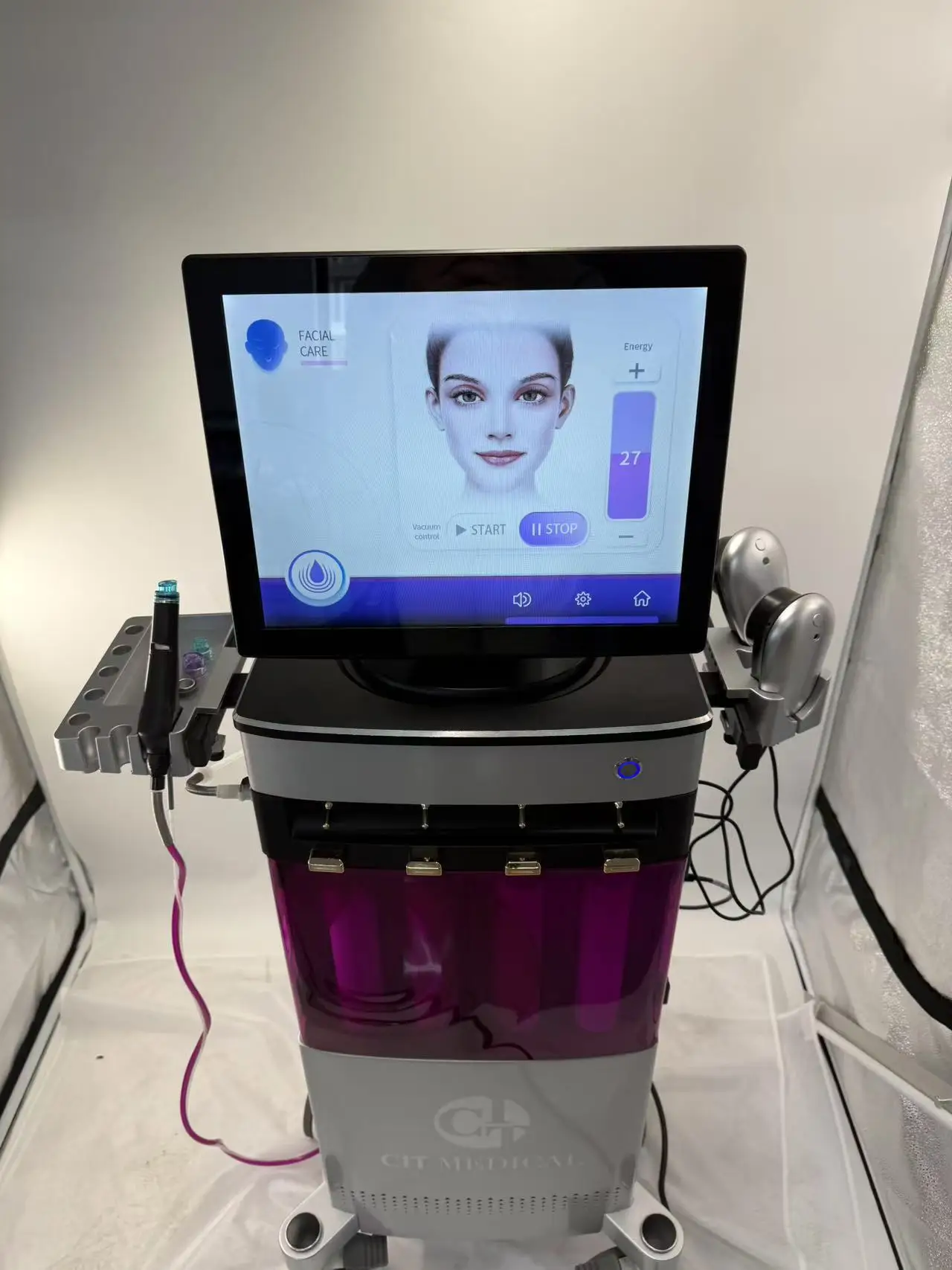 Hydra Oxygen Facial Multifunction Skin Care Machine: Oczyszczanie twarzy, odmładzanie, usuwanie zaskórników i lifting twarzy