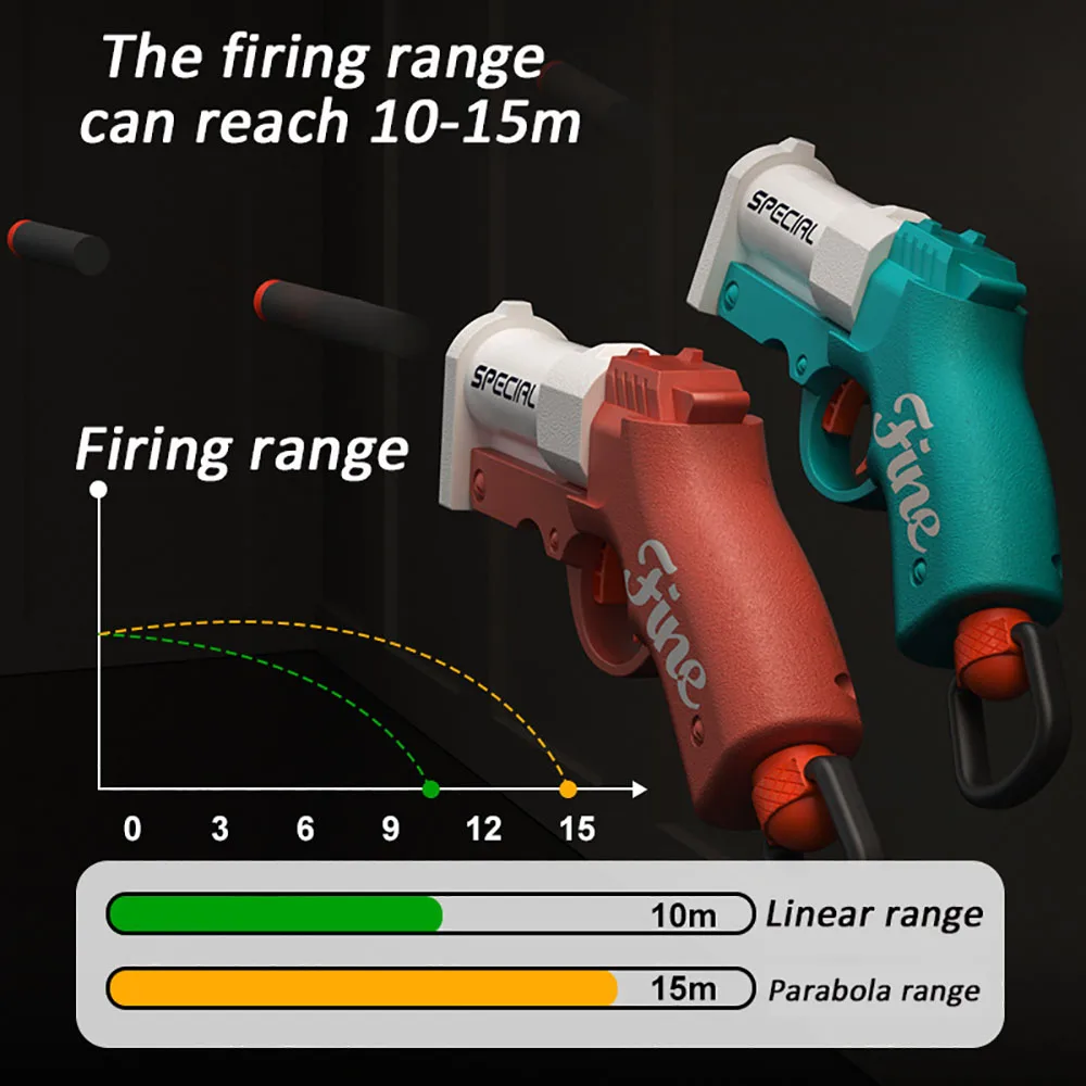 Children Toy S686 Short Shotgun Shell Can Be Ejected Soft Bullet Pistol Manual with Bullets Pull the loading Soft Gun Teenagers