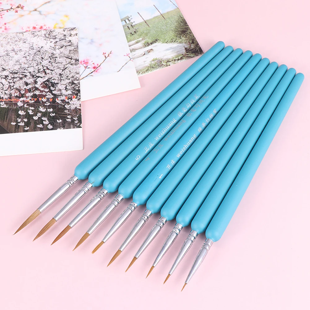 

9Pcs Versatile Art Painting Pens Set Durable Detail Paint Brushes for Artists