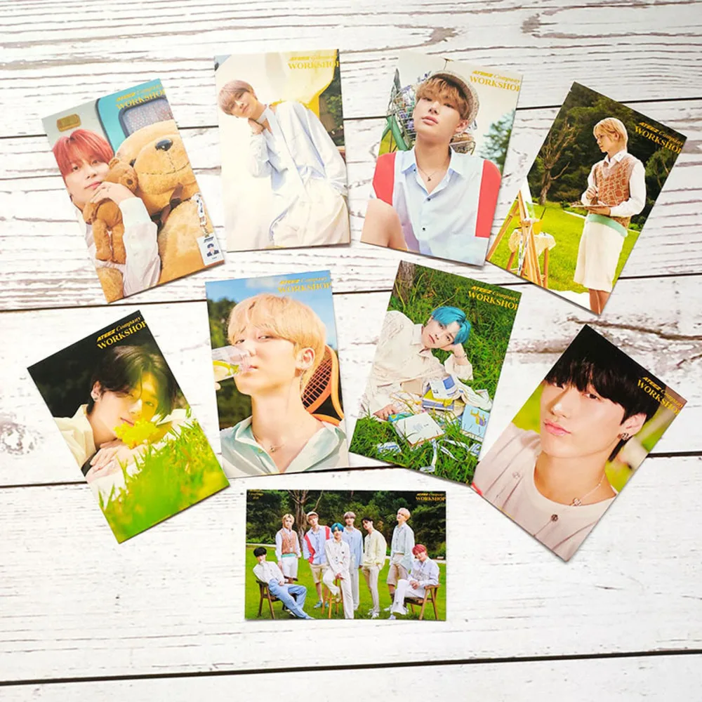 

ATEEZ 2021 SEASON's GREETINGS Same Calendar Small Postcard Collection Card