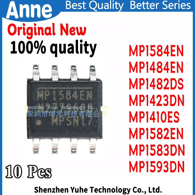 (10piece)100% New MP1584EN MP1484EN MP1482DS MP1423DN MP1410ES MP1582EN MP1583DN MP1593DN sop-8 Chipset