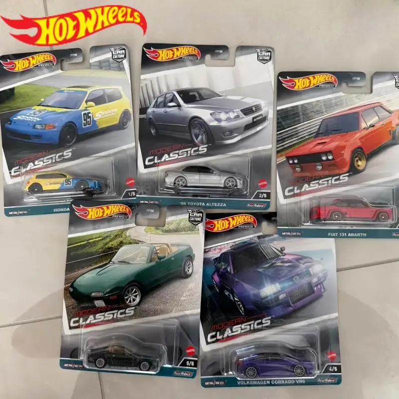 

Подлинные Hot Wheels Премиум Автомобильная культура Современная классика Набор масштаб 1/64 Коллекционные литые автомобили Fpy86-959e Bundle Cars Подарки