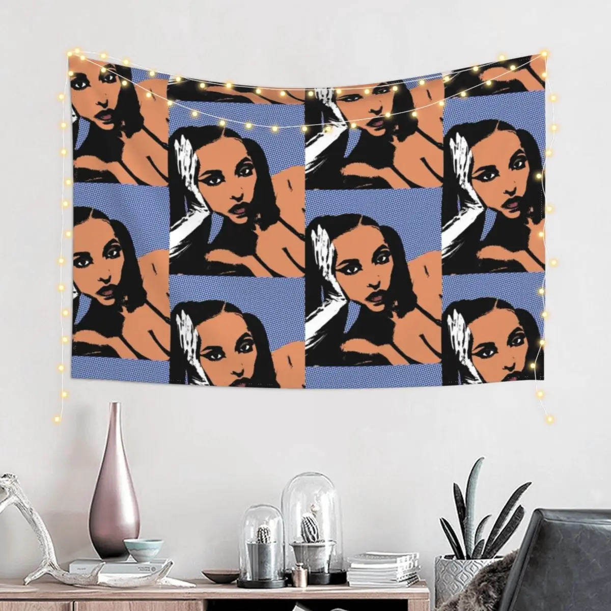 Tinashe style pop art Tapestry Decor For Room Living Room Decoration Tapestry