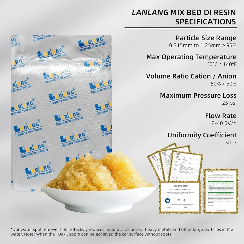 Spotless Water System.Car Wash System,Deionized Water System for RV, Vehicles, Motorcycles, Bikes, Boats, Planes,No Spots