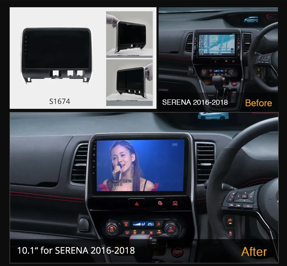 Ownice K6+ 2K For Nissan Serena 5 C27 2016 - 2019 Right hand driver Car Radio Video Multimedia GPS Android 12 Infotainment dvd