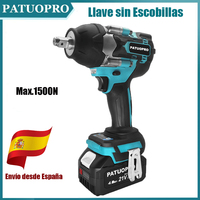 1500N.m 4-Speed Brushless Electric Impact Wrench 1/2 Inch Rechargeable Cordless Wrench Power Tools For Makita 18V Battery