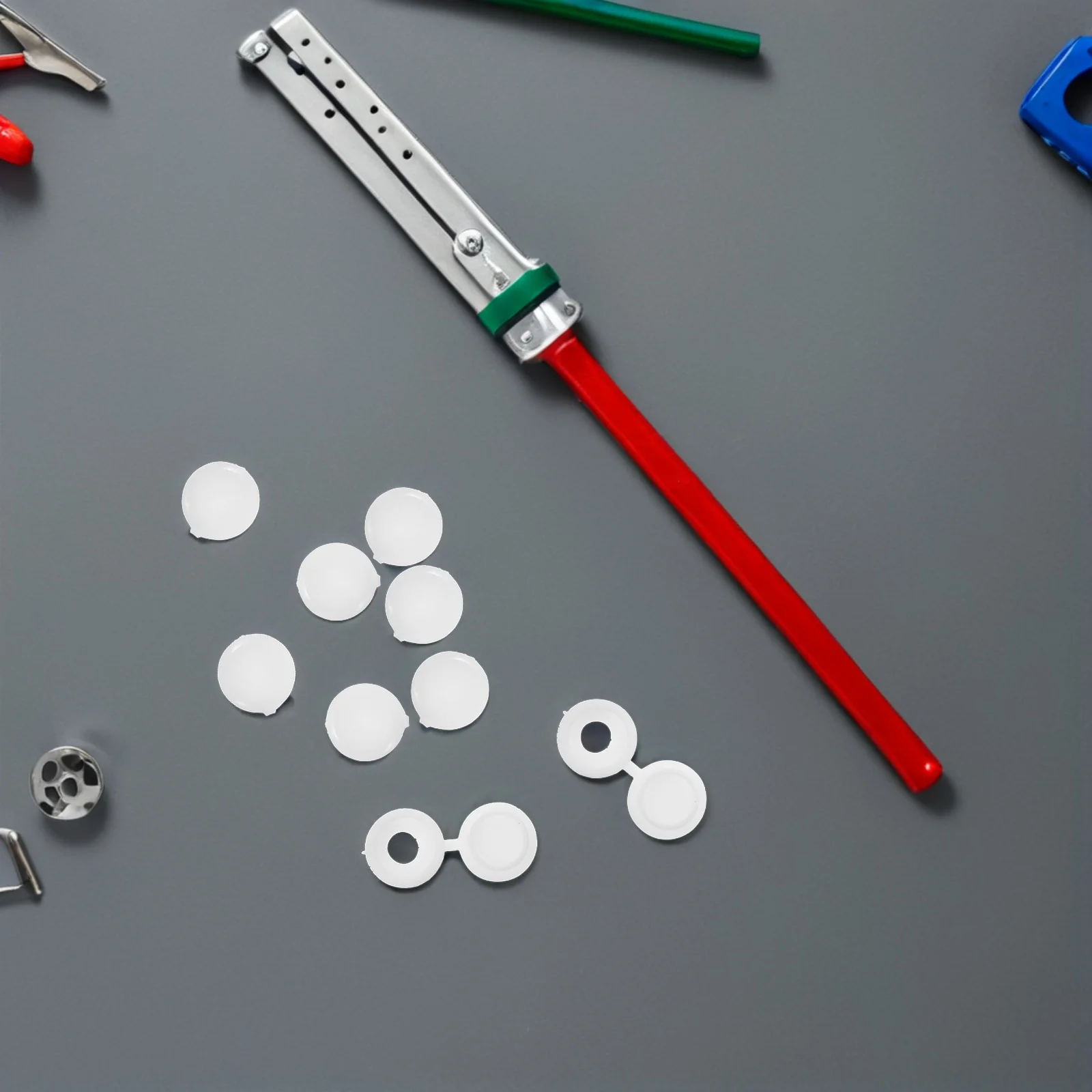 

200Pcs Black Screw Hole Covers 5.3mm Plastic Protective Caps for Furniture Cabinet Wardrobe Cupboard Decorative Fixing Plugs