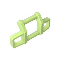 Gobricks GDS-90188 Grille Bar 1x4x1 2/3 BullBar compatibel met lego 35654 kinderen DIY Bouwstenen Technische
