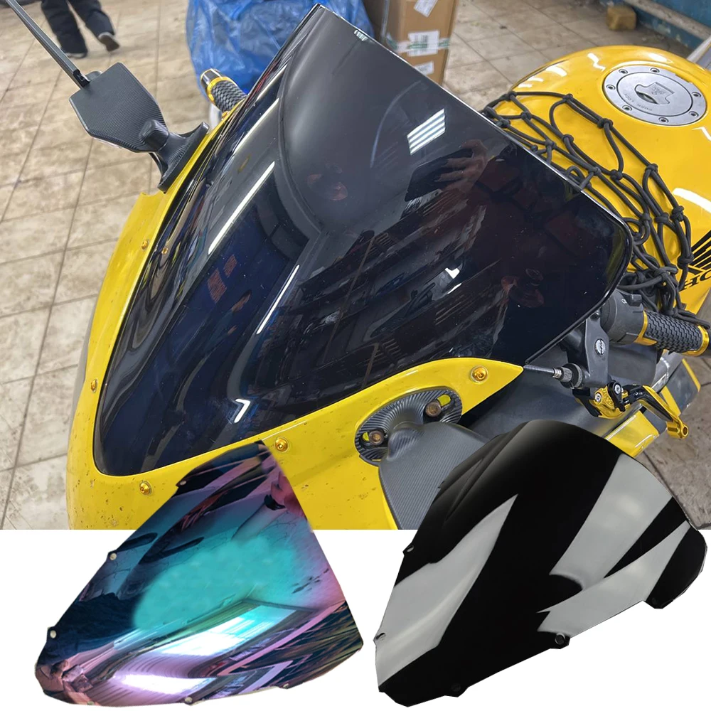 CBR600 F4 Windscreen Motorcycle Windshield For Honda CBR 600 F4i 600F FS FI 600FS 2001-2006 2007 CBR600F4i Screen Double Bubble