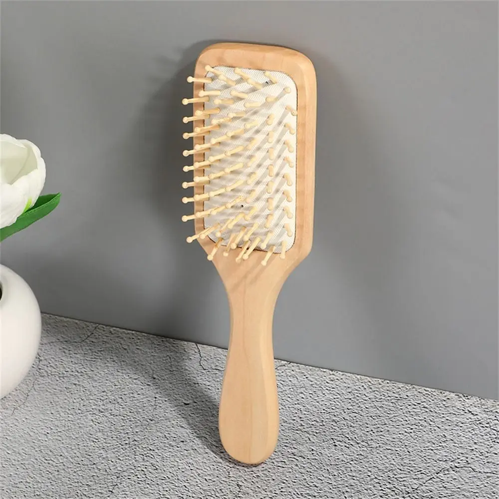 Professional Air Cushion Wood Comb Massage Brush Scalp Care Bamboo Comb Detangling Not Knotted Hair Brush Styling Tool