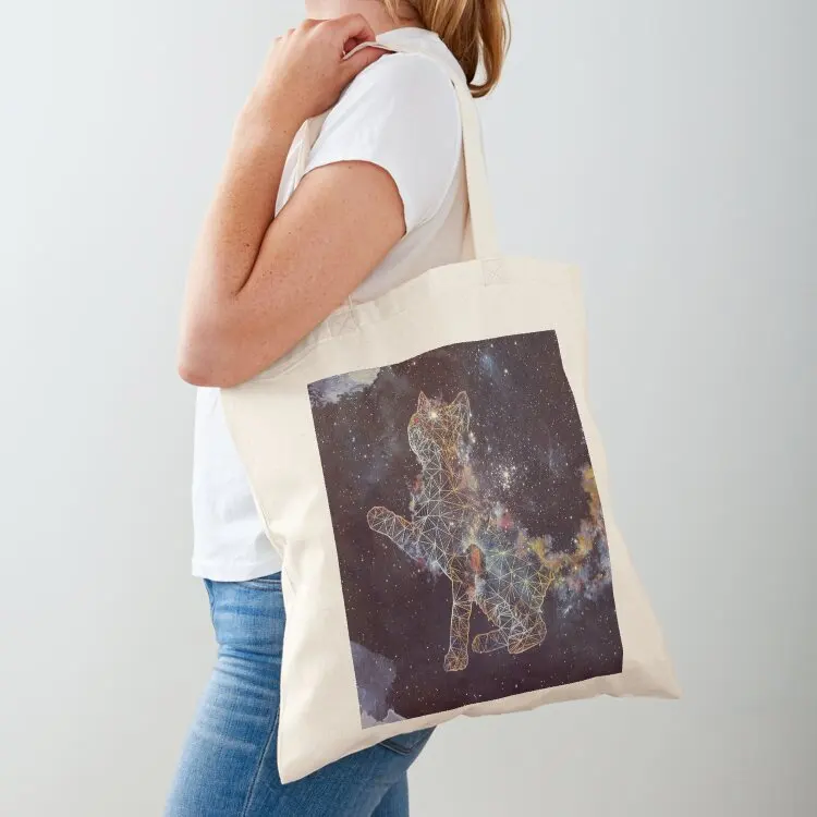

Celestial Cat Tote Bag tote bag screen Custom bag Women's beach bags Gift bags