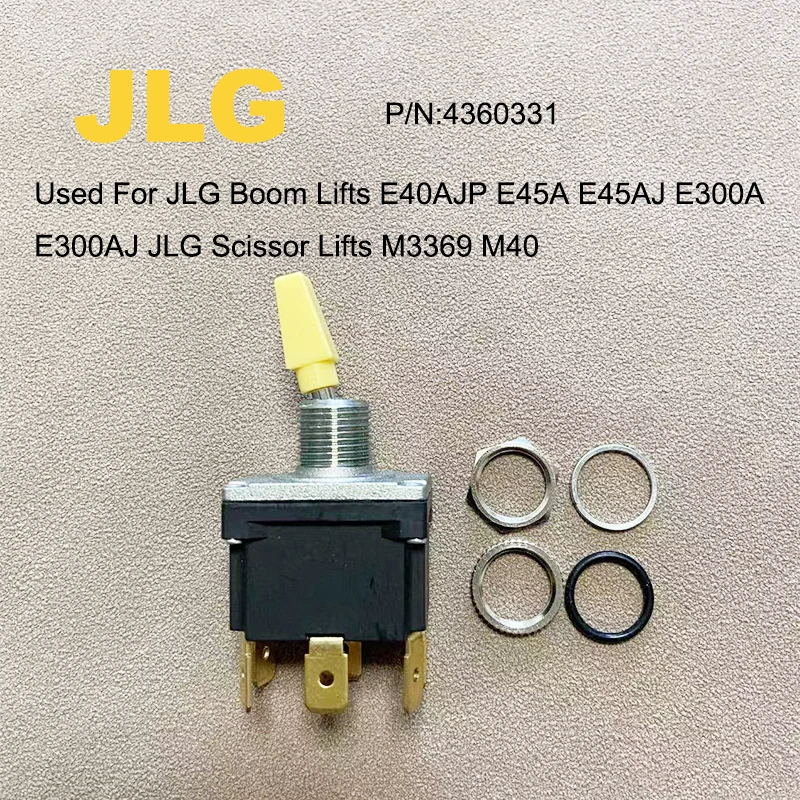 

4360331 JL-4360331 Toggle Switch Used for JLG Boom Lifts E40AJP E45A E45AJ E300A E300AJ JLG Scissor Lifts M3369 M40