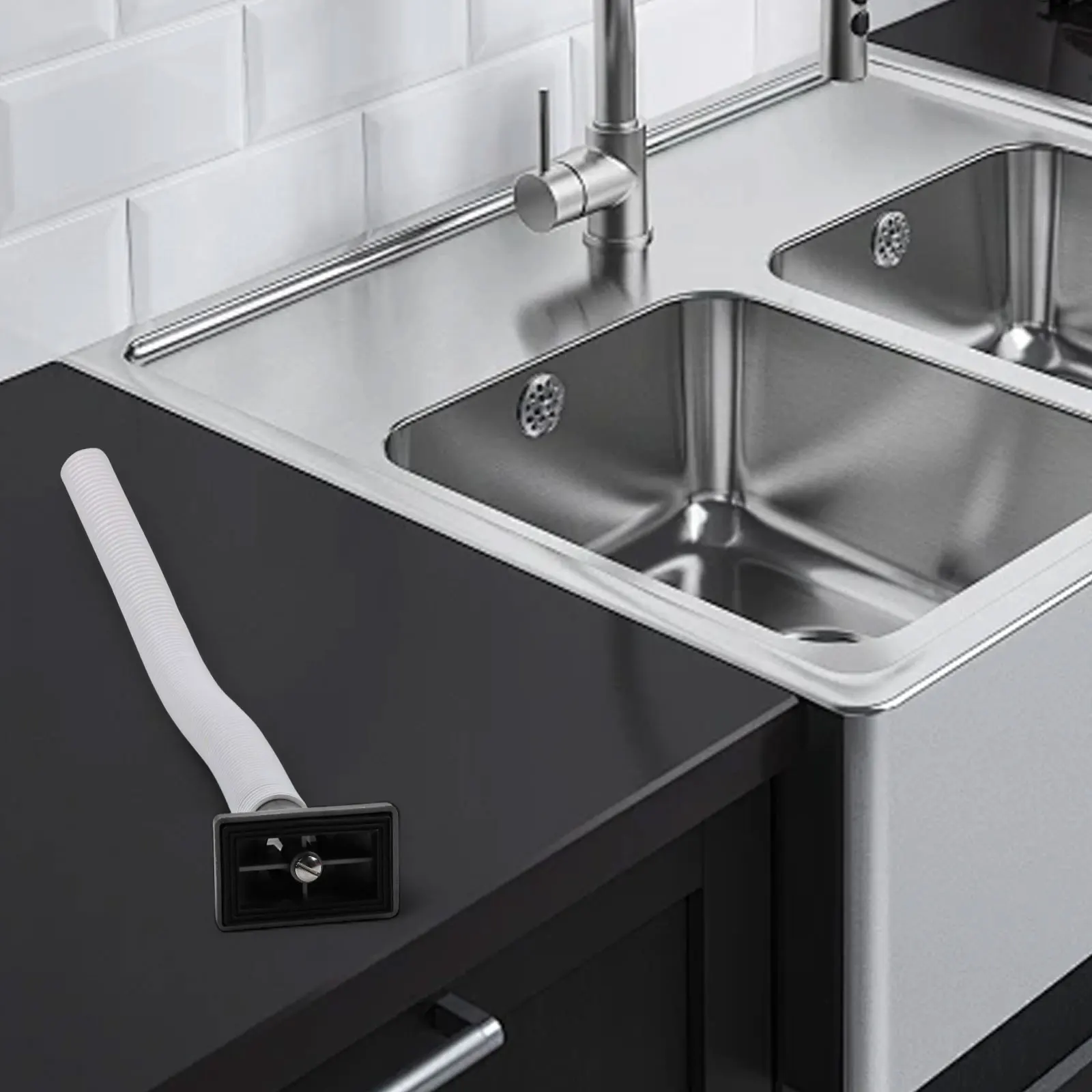 

Слив для кухонной раковины, переливная труба, установка кухонной раковины, аккуратная кухонная среда для различных сливных установок