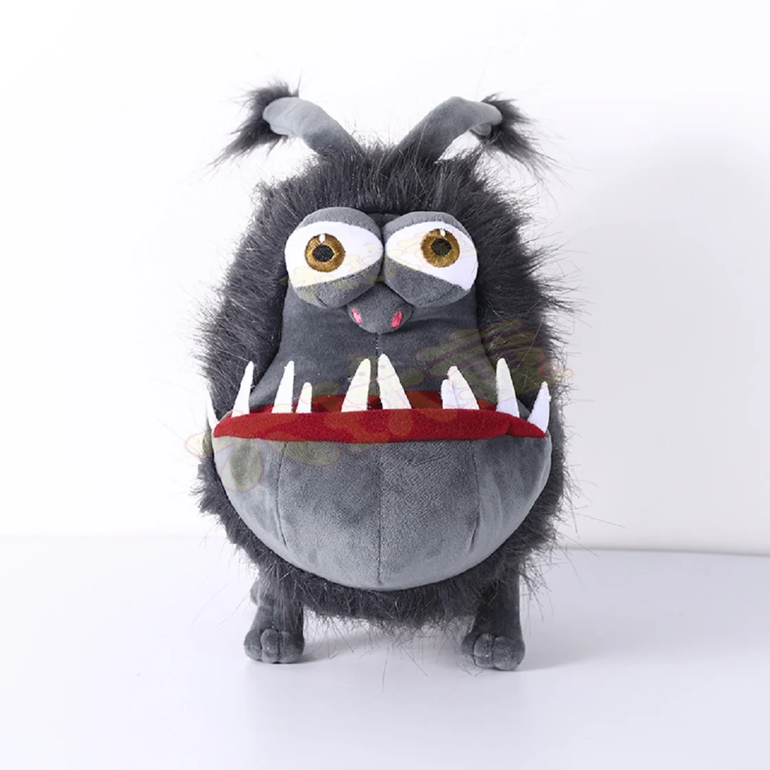 HOT Premium Version Gruele Dog Plush Toy Long Hair Black Dog Doll Toy Stuffed Animal High Quality Soft Fabric Collectible Figure