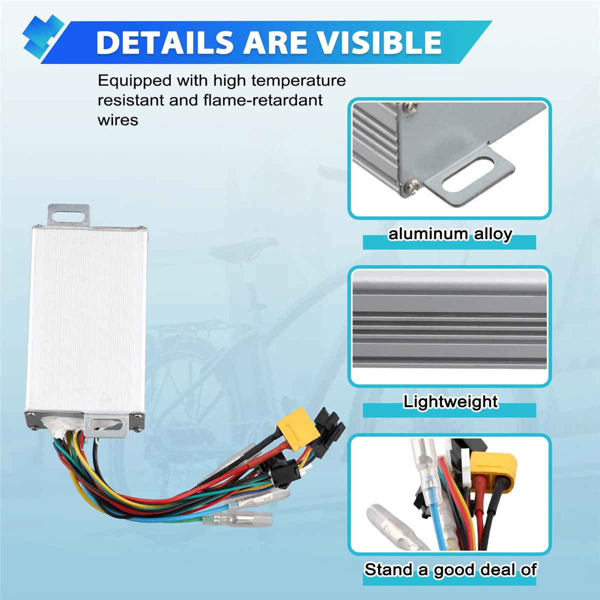 Home-Tools!350W 36V Electric Scooter E9T Controller Aluminum Alloy Electric Bike Motor Controller Electric Controller