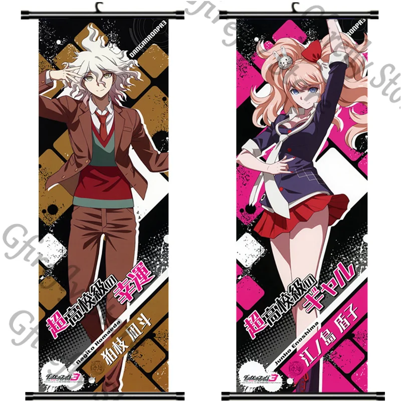 Danganronpa Wall Cloth Poster Nanami ChiaKi Placard Enoshima Junko Hang A Picture Anime High Definition Nagito Komaeda Gift