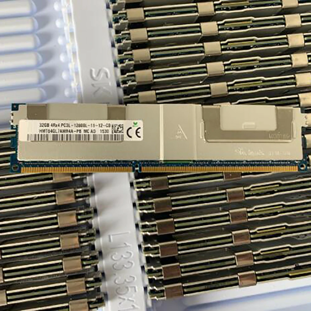 1PCS 32G 4RX4 PC3L-12800L 1600 For SKhynix Server Memory HMT84GL7AMR4A-PB