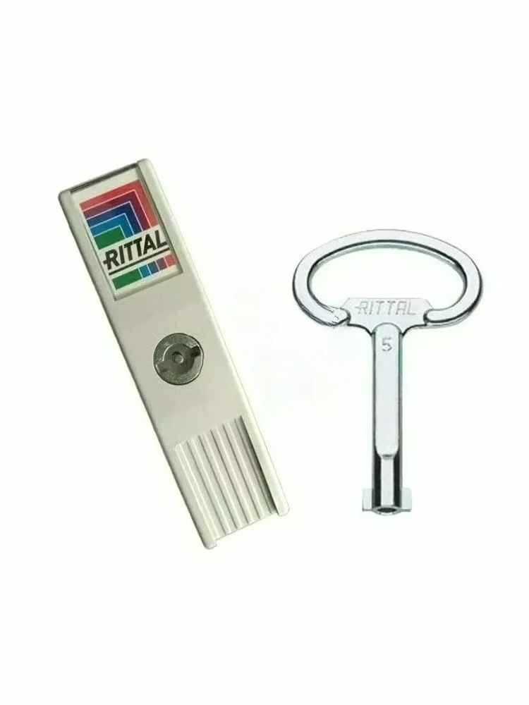 New original RITTAL Cabinet lock TS8611.370 8611370 Control cabinet door lock matching key view 6