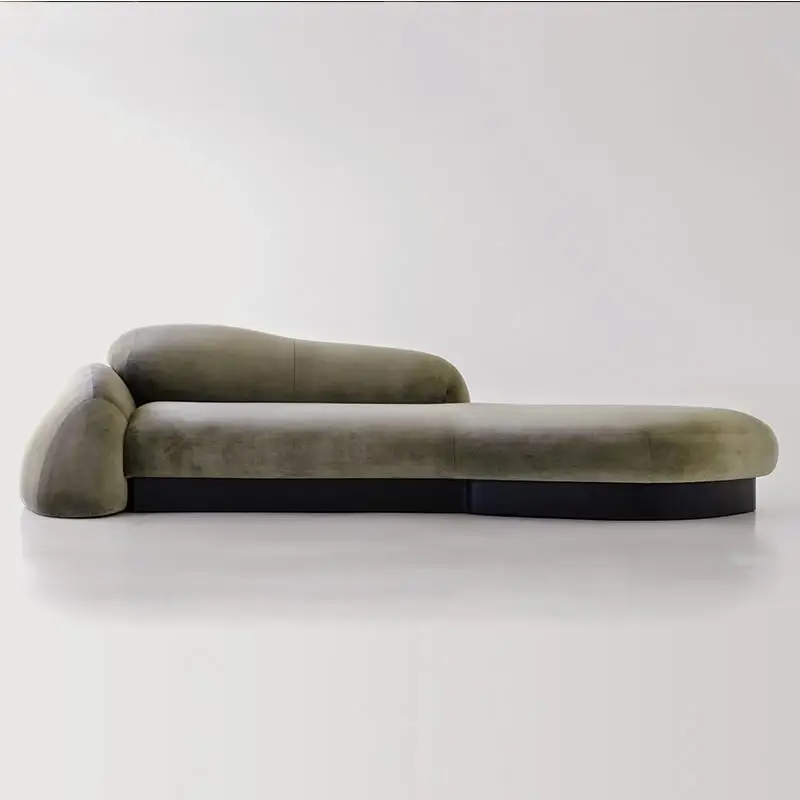 

Wabi Sabi Wind Clay Furniture Hotel B & B High-end Club Fabric Soft Bag Special-shaped Sofa