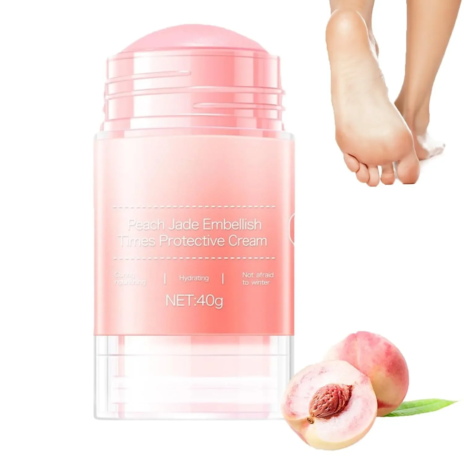 كريم الحماية Peach Jade EmbellishTimes - يغذي البشرة الخشنة بعمقًا، مما يجعلها ناعمة وناعمة