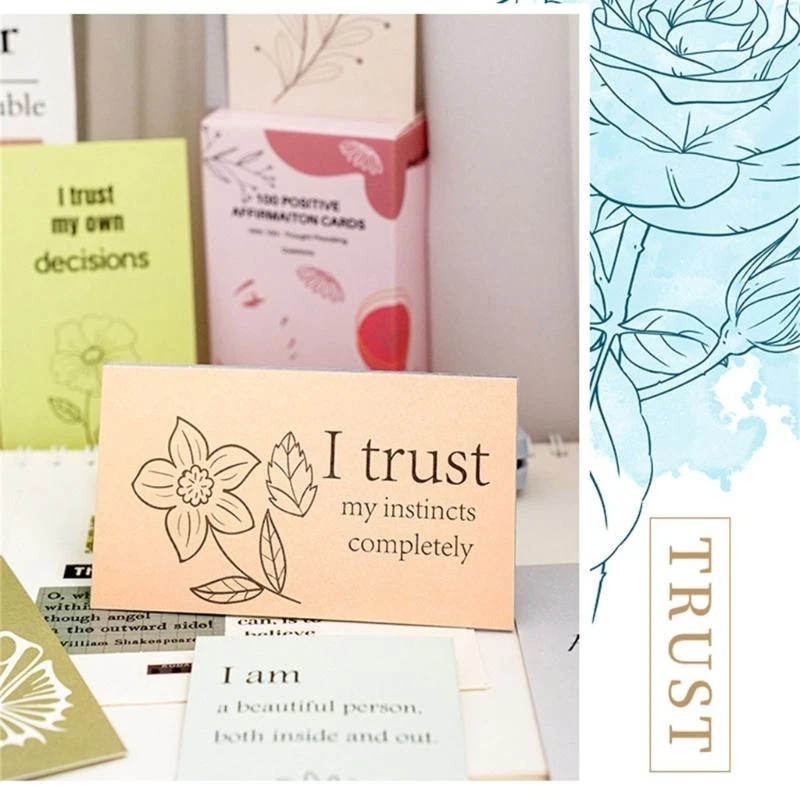 100 tấm Thẻ động lực truyền cảm hứng cho phụ nữ Thẻ khẳng định tích cực Thẻ khẳng định hàng ngày