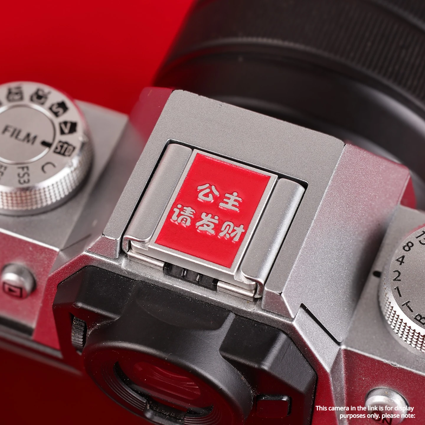 Geeignet für Fuji Mirrorless XT30II XM5 X100VI X-T4 X-T3 X-T50 X-T30 X-T30II X-S20 X-S10 XPro3 Metallkamera-Blitzschuhüberzug