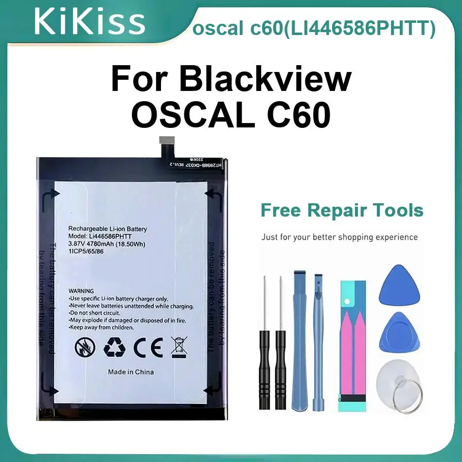 

Аккумулятор для мобильного телефона Oscal C60LI446586PHTT для Blackview OSCAL C60, новые батареи