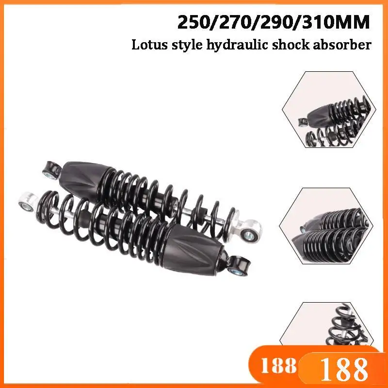 Modified hydraulic shock absorber motorcycle shock absorber 250/270/290/310MM bicycle shock absorber replacement parts