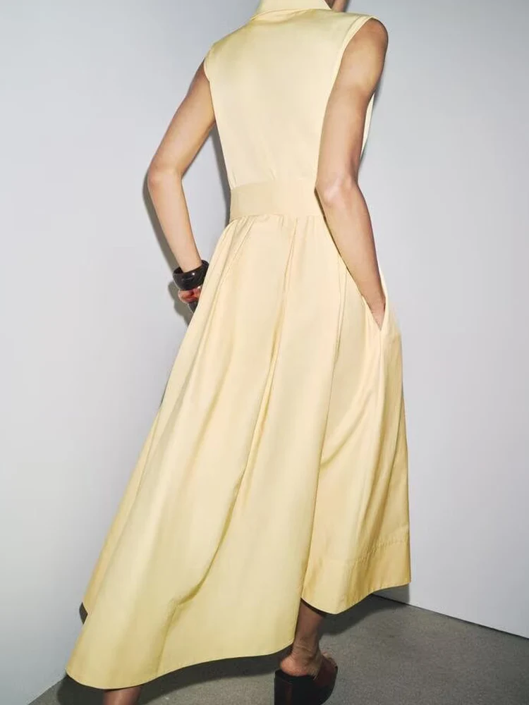 ONKOGENE Europäischen und Amerikanischen stil sommer neue mode ärmellose taille mit gürtel kleid mode hemd rock frauen kleidung