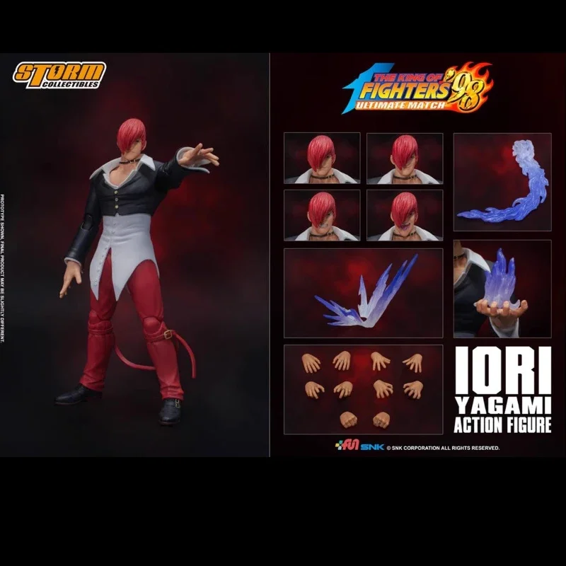 Storm Toys The King of Fighters 98 Yagami IORI YAGAMI SKKF-03 KOF Genuine Movable Action Figure Model Gift Toys Anime Game