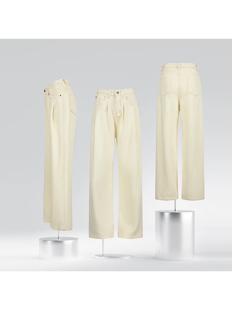 

Women White Jeans Harajuku Y2k 90s Aesthetic Streetwear Baggy Denim Trousers Korean Jean Pants Vintage 2000s Trashy Clothes 2024