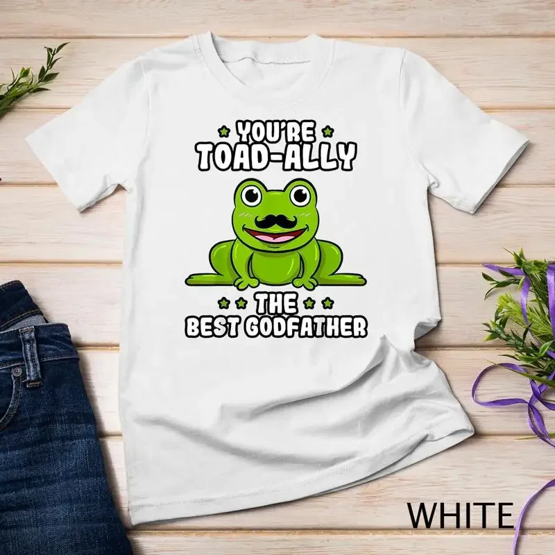Toad Ally The Best Godfather Frog Lover Toad Goddaddy Unisex T shirt