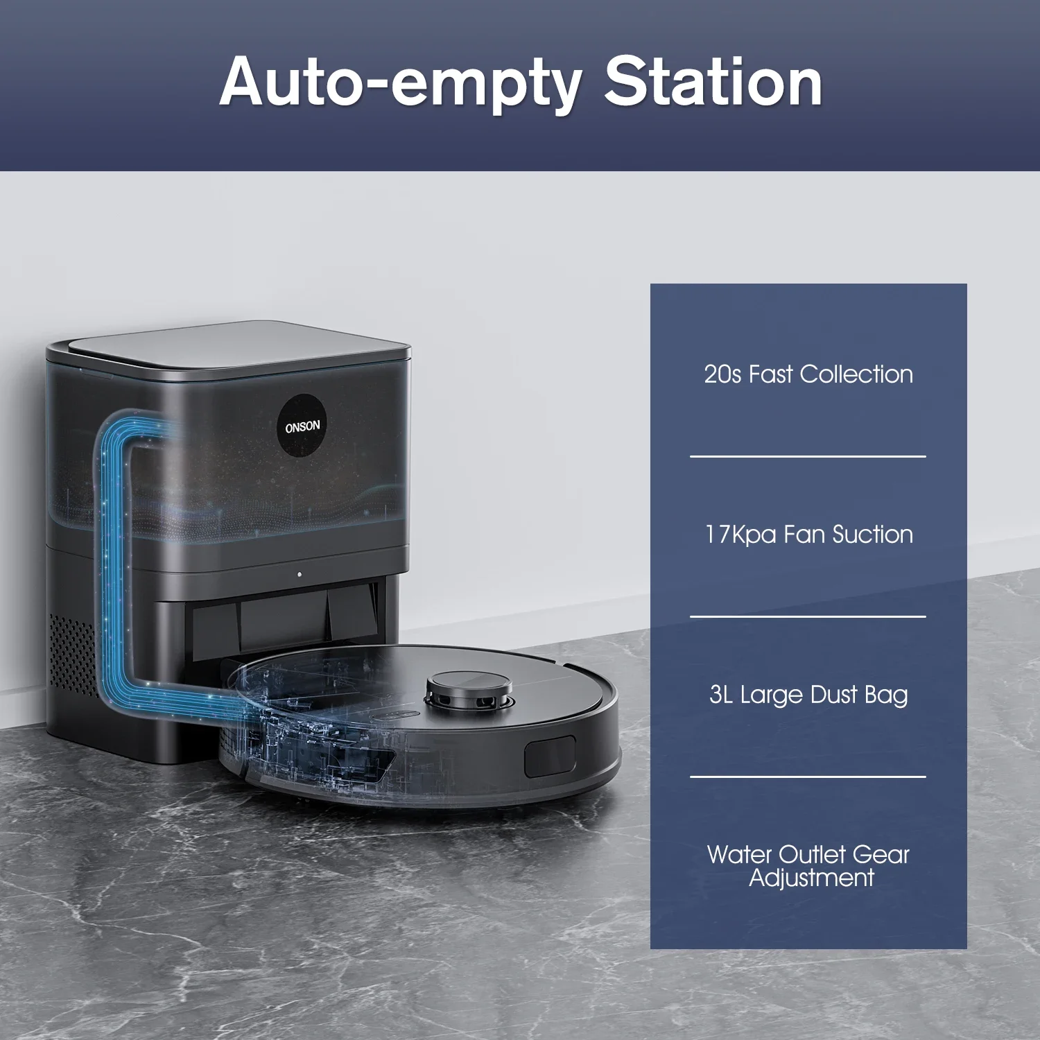 zz Wifi App Control Automatic Cleaning Sweeping Mopping Robot Vacuum Cleaner Self-Charging Robot Vacuum