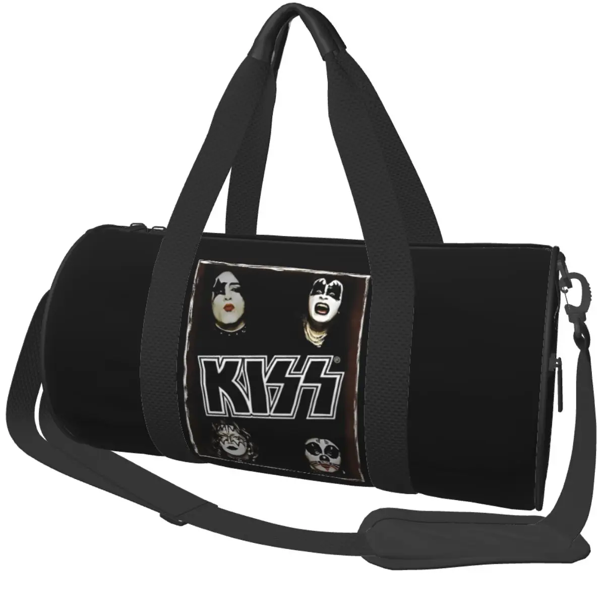 

Спортивная сумка Kiss Band Спортивная сумка Аксессуары для спортзала Vintage Est.1974 Fan Art Music Fanart Мужская уличная сумка Симпатичная дорожная сумка для фитнеса