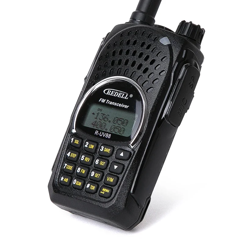 REDELL R-UV88 UHF VHF 8W long range walkie talkie with flashlight wholesale walkie talkie