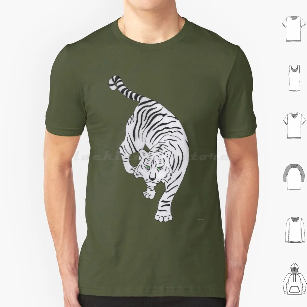 Tigre t camisa das mulheres dos homens crianças 6xl tigre animais animais verdes fluo olhos photoshop bengala branco artesanal floresta selva bonito