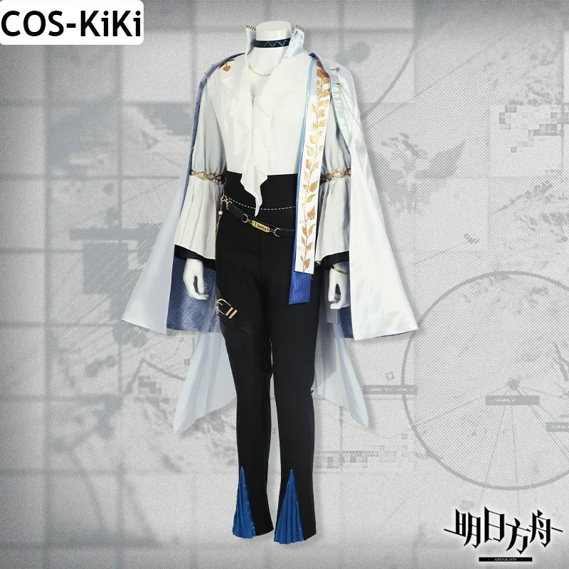 COS-KiKi Game Arknights Lumen 2023 AMBIENCE SYNESTHESIA Combat Gear Handsome Cosplay Costume Halloween Party Outfit Any Size