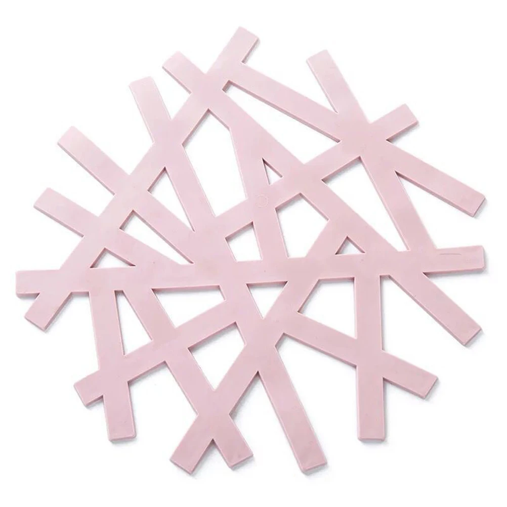 

4pcs Silicone Insulated Bowl Mats Food Grade Non-Slip Anti-Scald Trivet Heat Resistant Table Mat For Kitchen Cup Coaster Pitcher