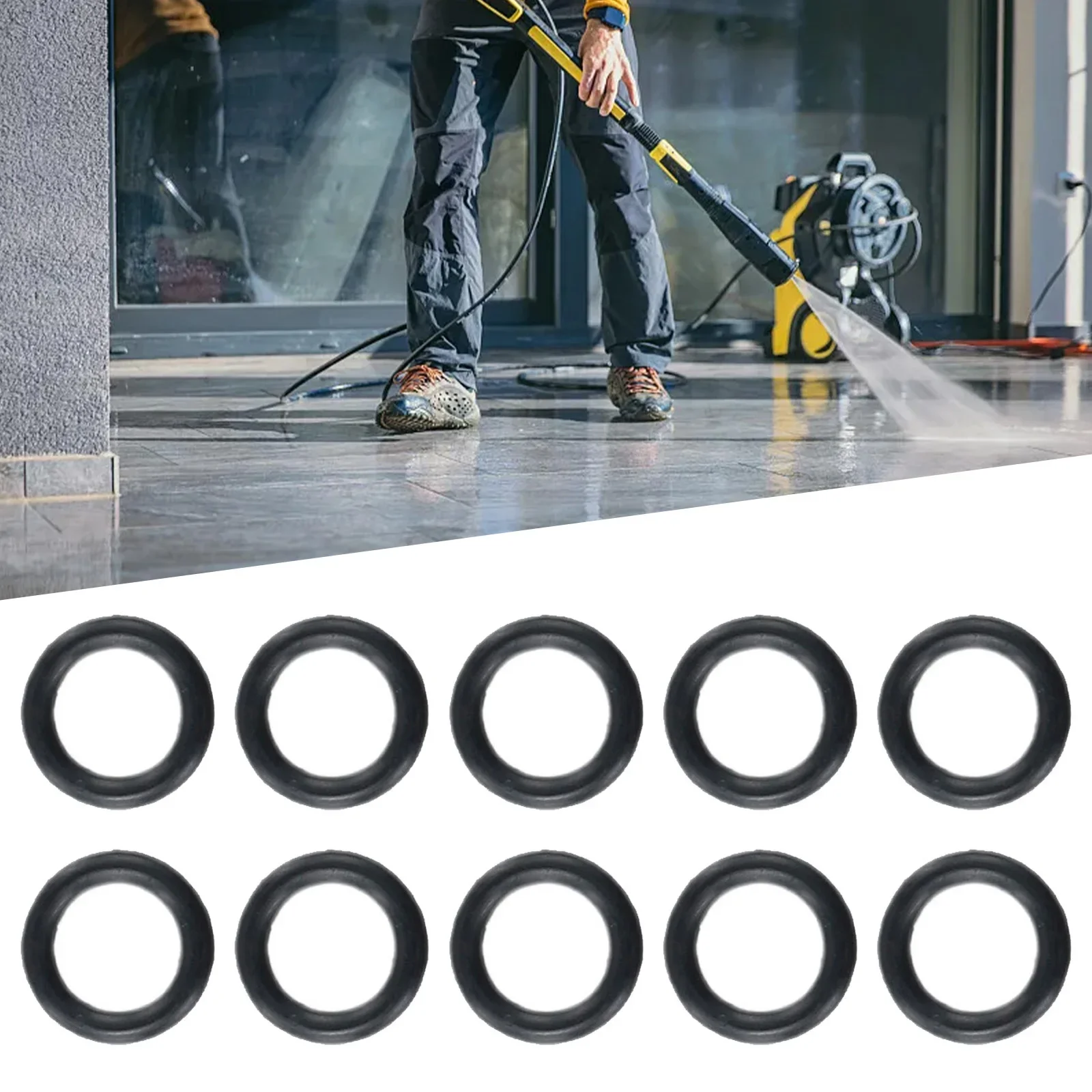 Outdoor Power Equipment 1/4 O-Rings Connector Seal Accessory Parts Solid Easy To Install Pressure Washer Accessories Exquisite
