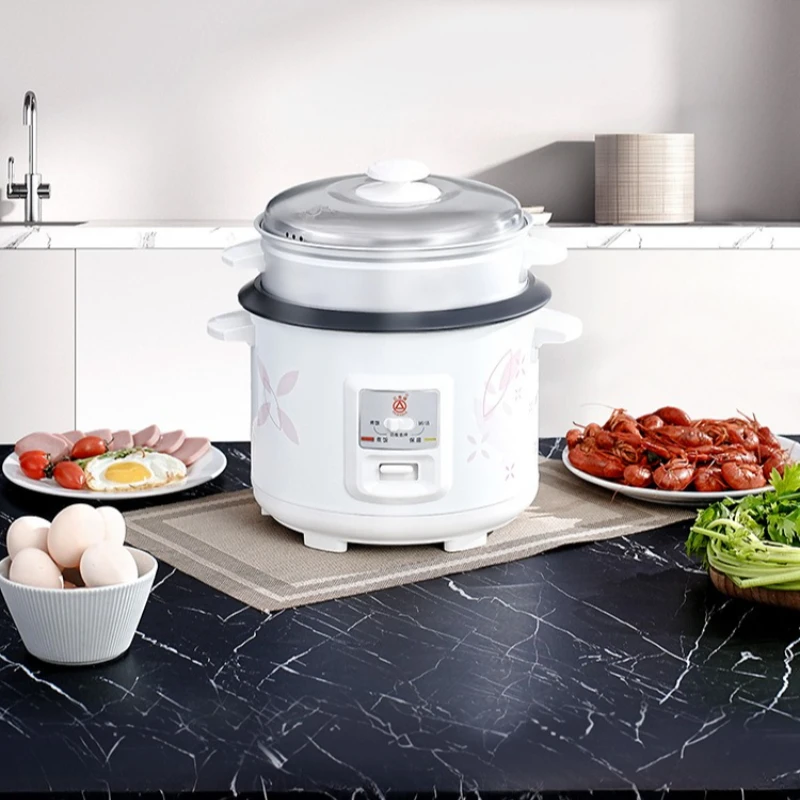 جهاز طبخ الأرز ذو العلامة التجارية المثلثة 3-4 أشخاص، وعاء سميك غير لاصق مع جهاز بخار - وعاء كهربائي كلاسيكي للعائلة، أجهزة منزلية متينة