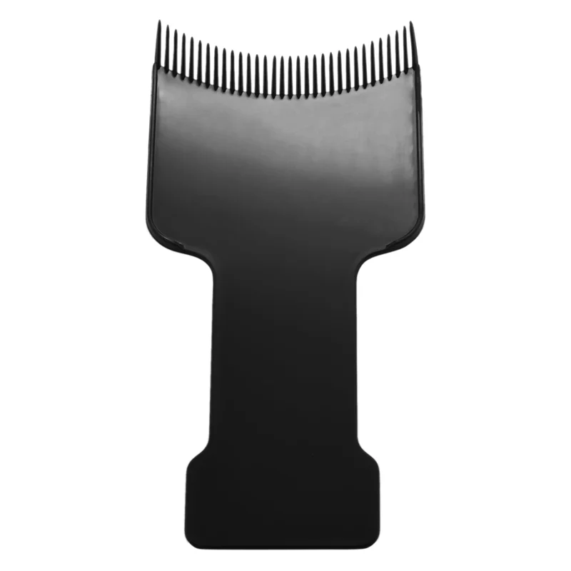 A20M 6 peças de cabelo longo destacando placa de seccionamento barbeiro plana top paddle board pente (preto)