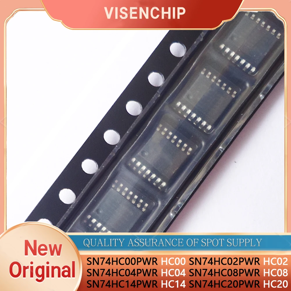 10pieces New HC00 HC02 HC04 HC08 HC14 HC20 SN74HC00PWR SN74HC02PWR SN74HC04PWR SN74HC08PWR SN74HC14PWR SN74HC20PWR TSSOP-14