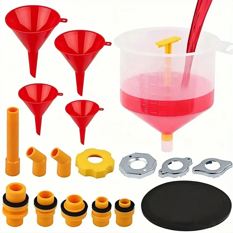kit-de-funis-para-liquido-de-arrefecimento-15-pecas-funis-para-lavagem-e-enchimento-de-radiadores-com-sistema-anti-derramamento-e-dispositivo-de-teste-para-uso-automotivo