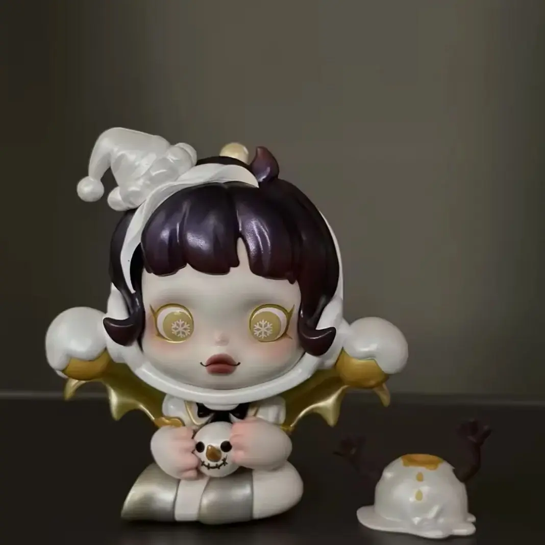 

Pop Mart SKULLPANDA Яркий Рождественский подлинный ПВХ Лифт Аниме Оригинальная фигурка Коллекция Модель Настольные украшения Куклы Игрушки