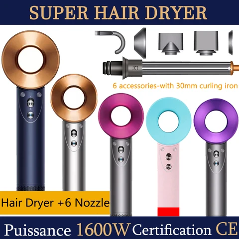 SenCiciMen Professinal Secador de Cabelo Íon Negativo Secador de Cabelo Secagem Rápida Sem Folhas Secador de Cabelo Salão de Casa Temperatura Constante Cuidados com o Cabelo
