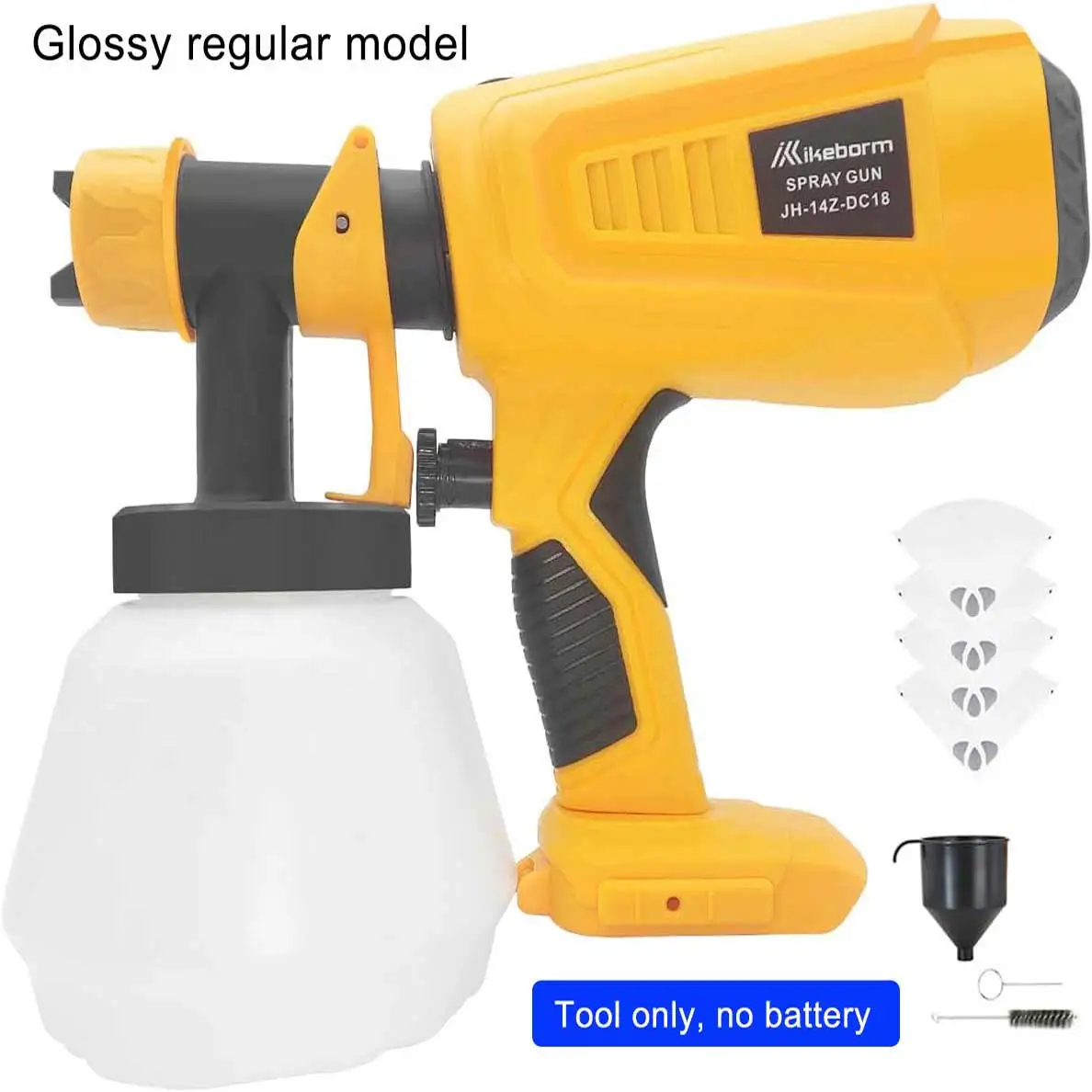 Glossy Ordinary Portable Paint Spray Machine, Paint Gun, Spray Paint, Cordless Electric Paint Spray Gun for Home Interior & Exte