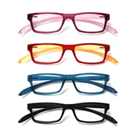 TUREZING-gafas de lectura rectangulares para mujer, patillas suaves, diseño colgante en el cuello, cómodas lentes transparentes HD, gafas graduadas