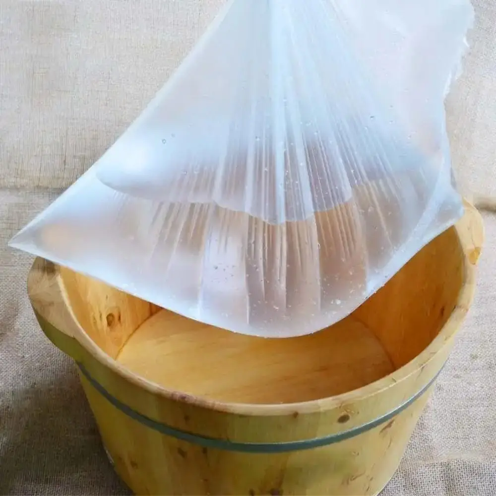 일회용 발 욕조 라이너, 두꺼운 플라스틱 목욕 대야 백, 발 디톡스 스파 발 케어 도구, 발 페디큐어, 90PCs, 55*65cm